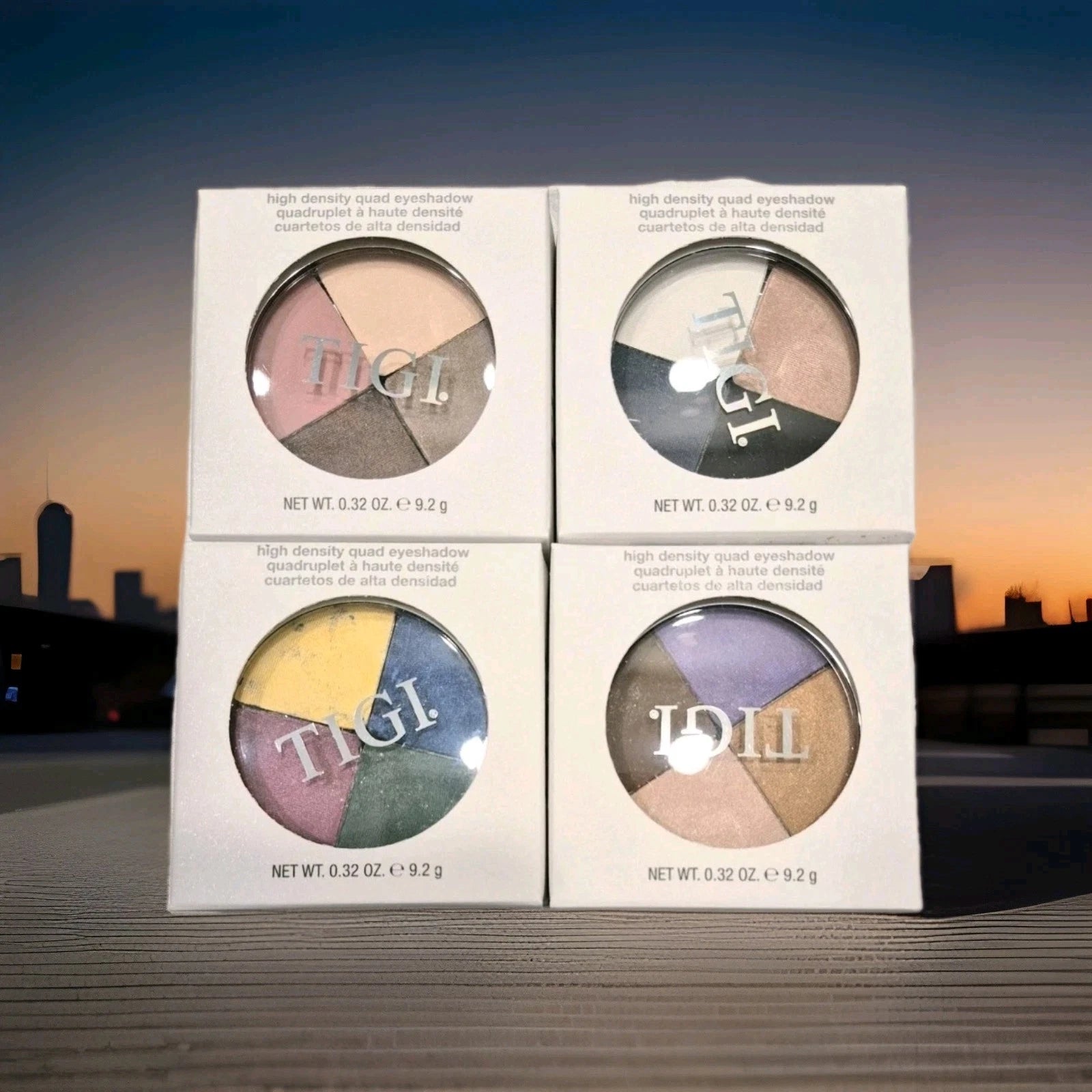 TIGI High Density Eyeshadow Quad Lot - 4 Pack