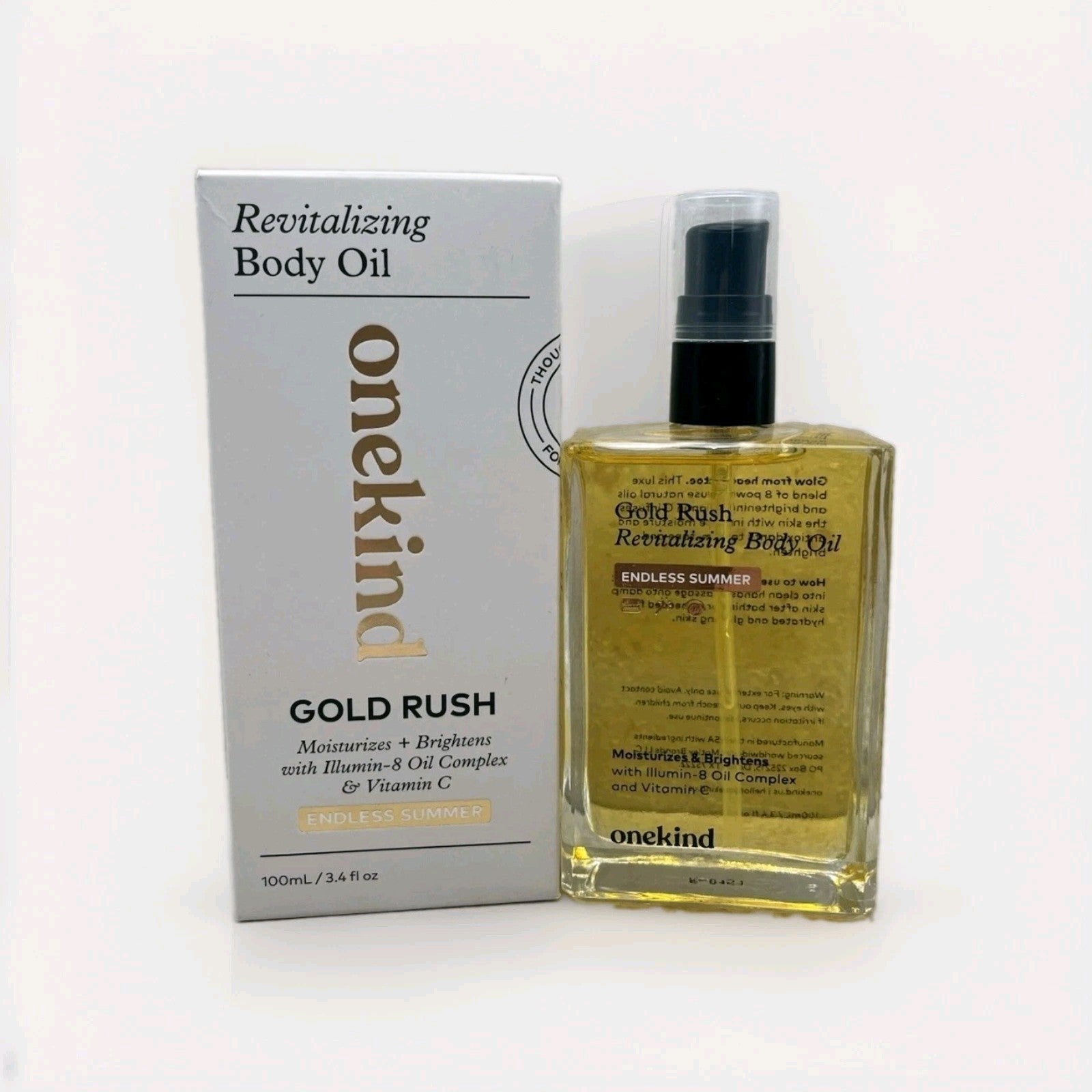 Onekind Onekind Gold Rush "Endless Summer" Revitalizing Body Oil 3.4 fl oz - NIB