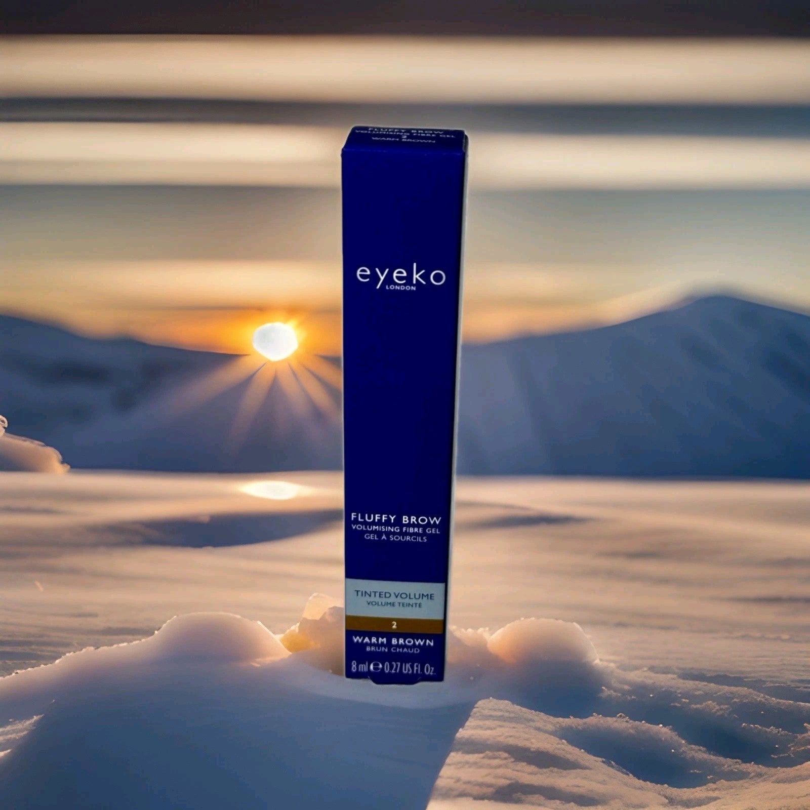 Eyeko London Fluffy Brow Fiber Gel Warm Brown – 25-Piece Case Pack