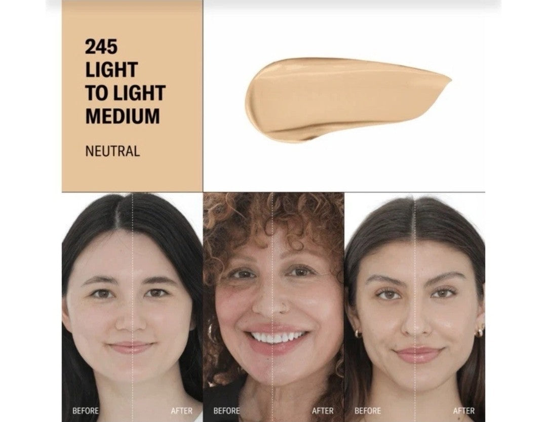 Youthforia - Date Night - Skin Tint Serum Foundation - Light-Medium Coverage 245