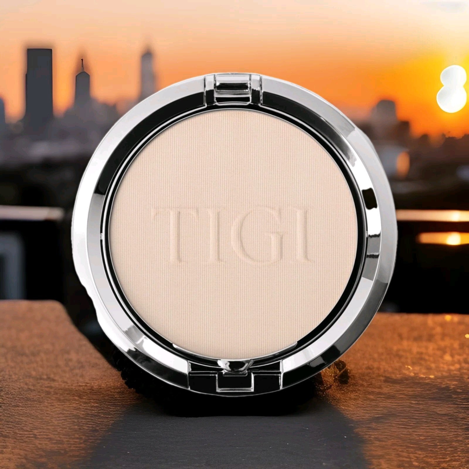 TIGI Cosmetics Powder Foundation Pure 0.37 Ounce New 0