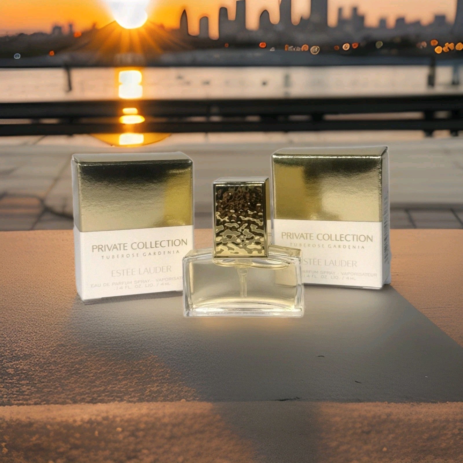 ESTEE LAUDER PRIVATE COLLECTION TUBEROSE GARDENIA EAU DE PARFUM SPRAY 4ML 2PCS*