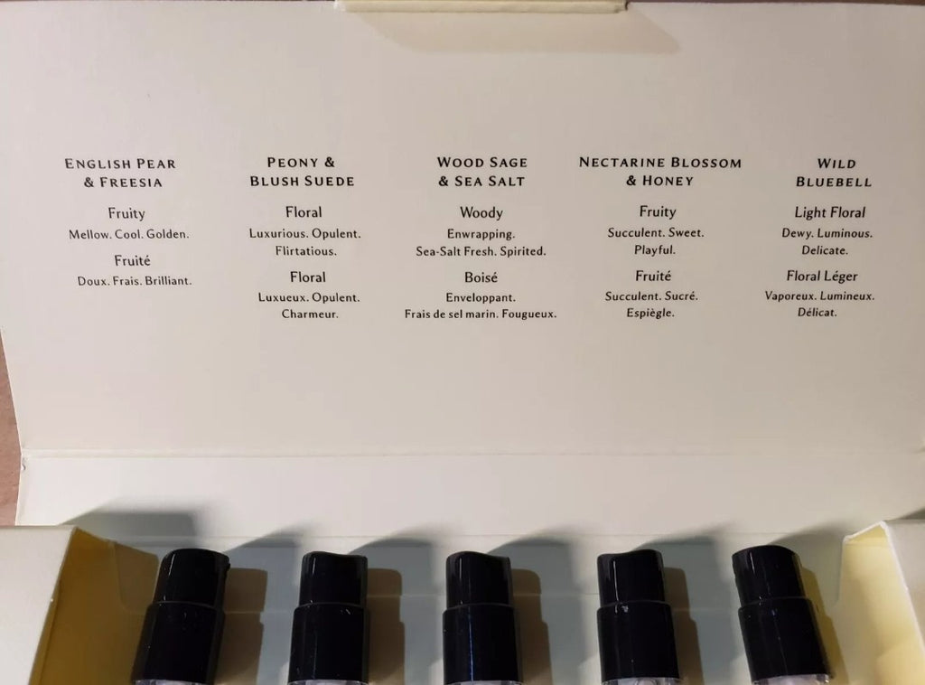 Jo Malone Cologne Discovery Collection .05 oz Set of 5 Vials Brand New 3