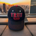 True Religion Red/Black/ White  Adj Hat Cap One Size NWT 0