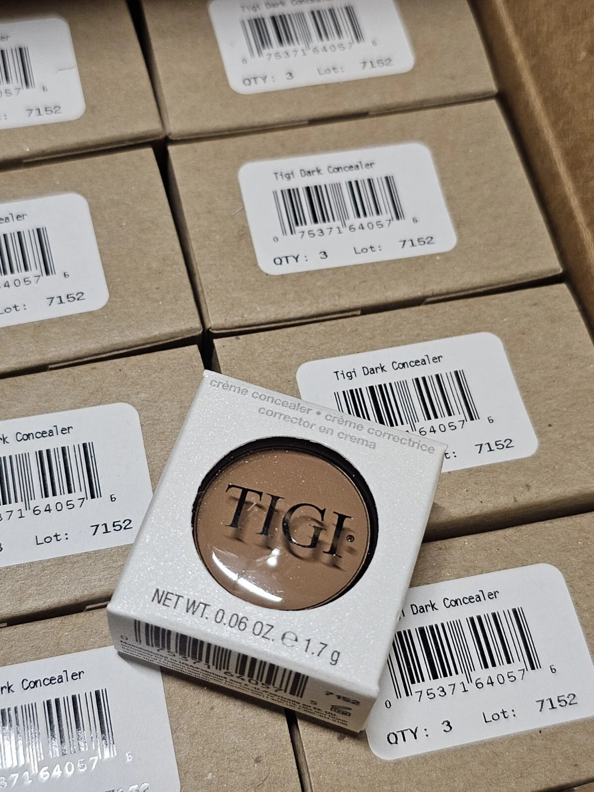 $1152 Retail Value TIGI Concealer Dark Reseller Box - 48 Pieces