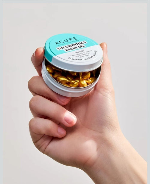 10 × Acure The Essentials Argan Oil Capsules Daily Youth Restoring 30 Ct Ea