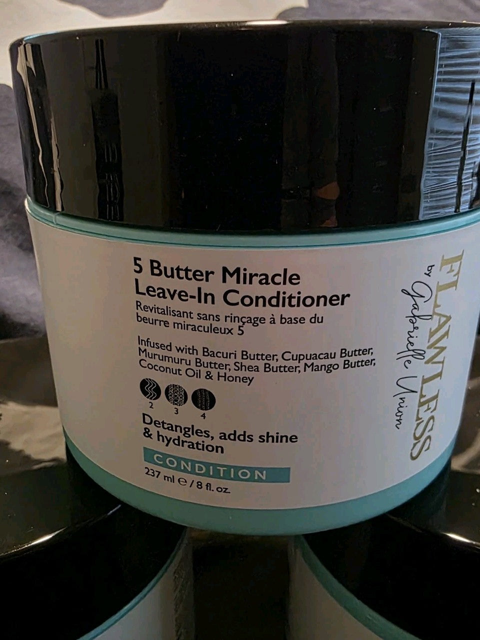 6 Pack Flawless Gabrielle Union 5 Butter Miracle Leave In Conditioner 8 oz Case