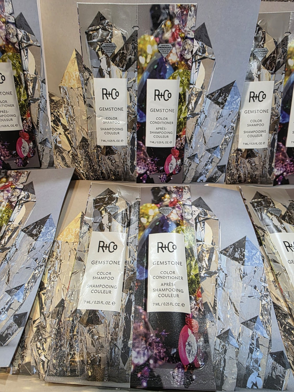 R+Co Gemstone Color Shampoo & Conditioner Samples Lot of 12 – Travel 7ml .25oz