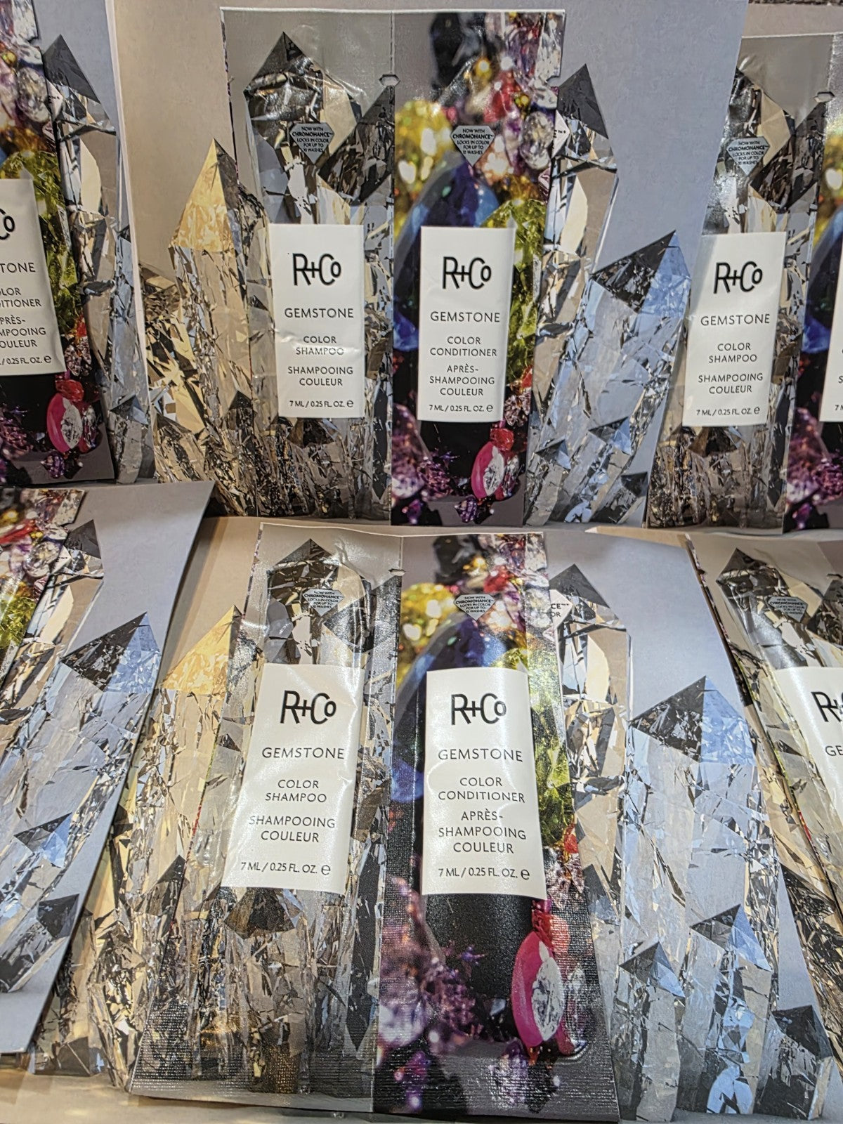 R+Co Gemstone Color Shampoo & Conditioner Samples Lot of 12 – Travel 7ml .25oz