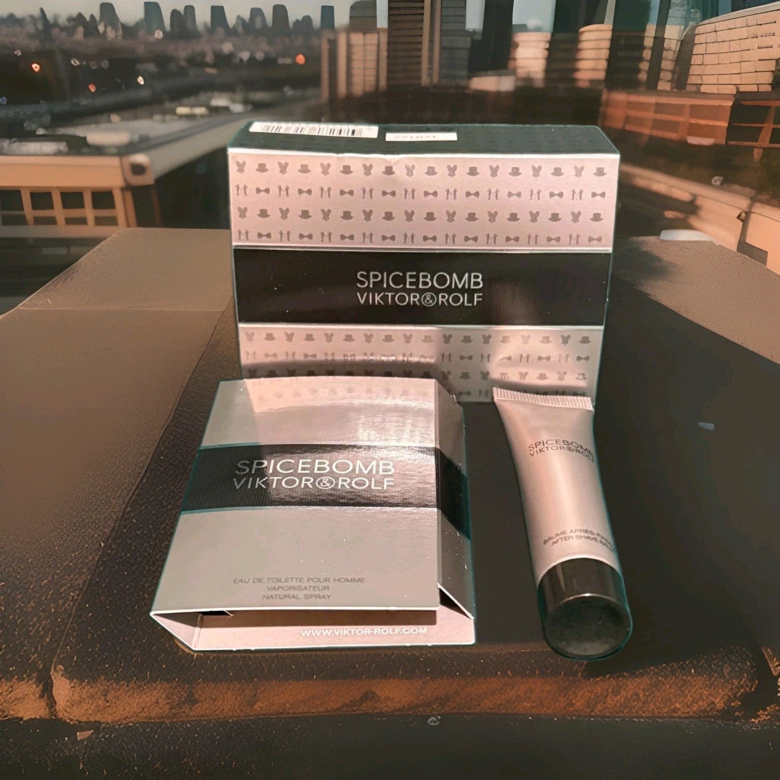 Lot of 3 Viktor & Rolf Spicebomb Mens EDT Cologne & After Shave Balm Gift Sets