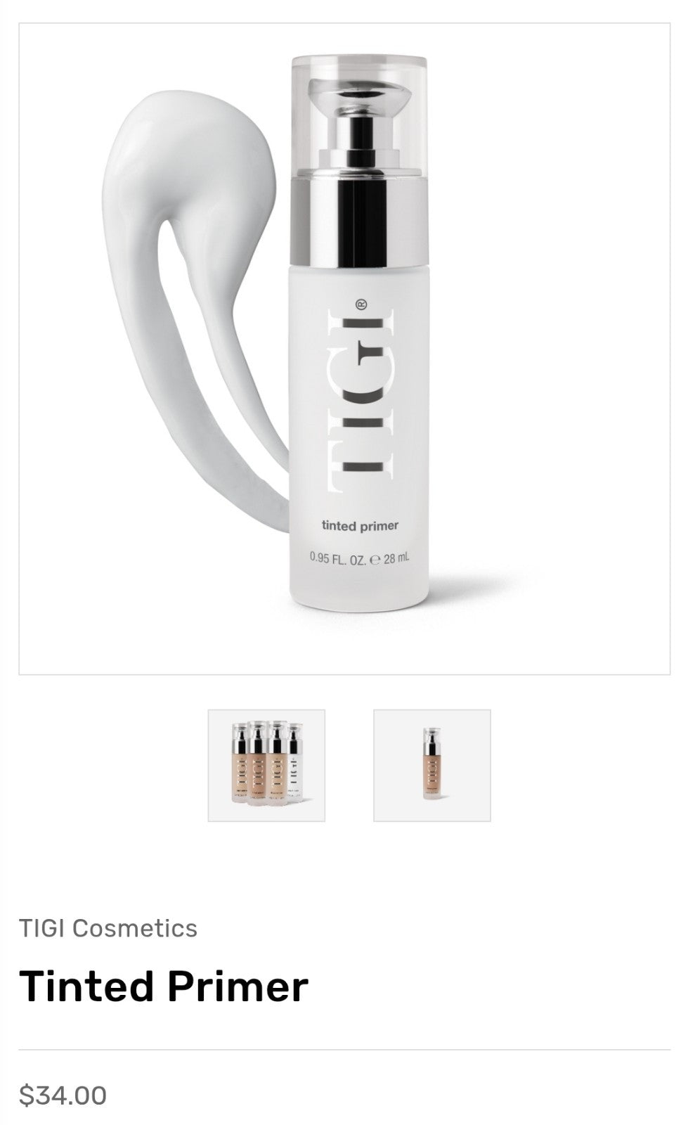 TIGI Professional Cosmetics Universal Tinted Primer 28ml .95oz 3