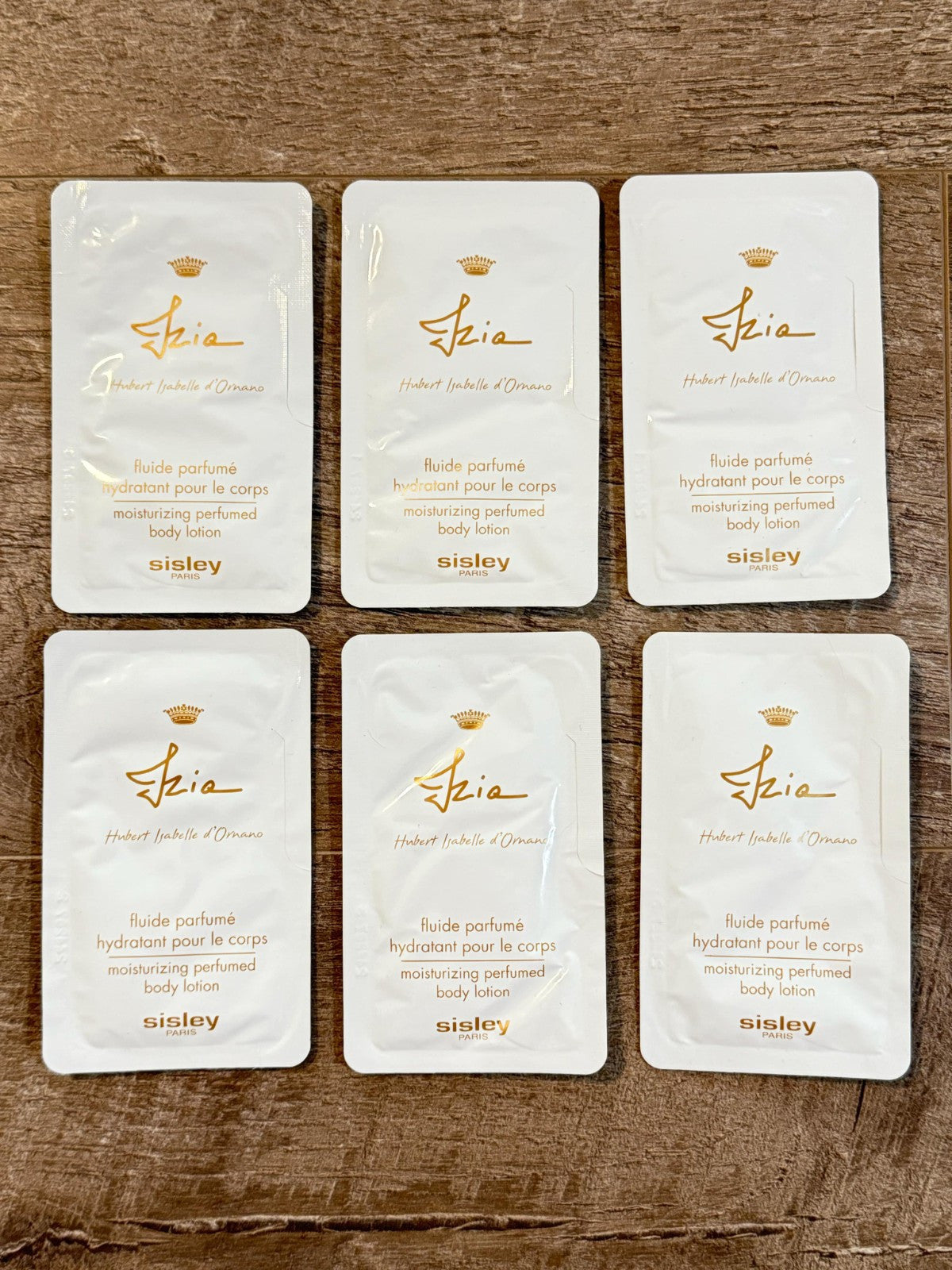 Sisley Paris Izia Moisturizing Perfumed Body Lotion .27 fl oz/8 ml Ea (6 Ct) 0