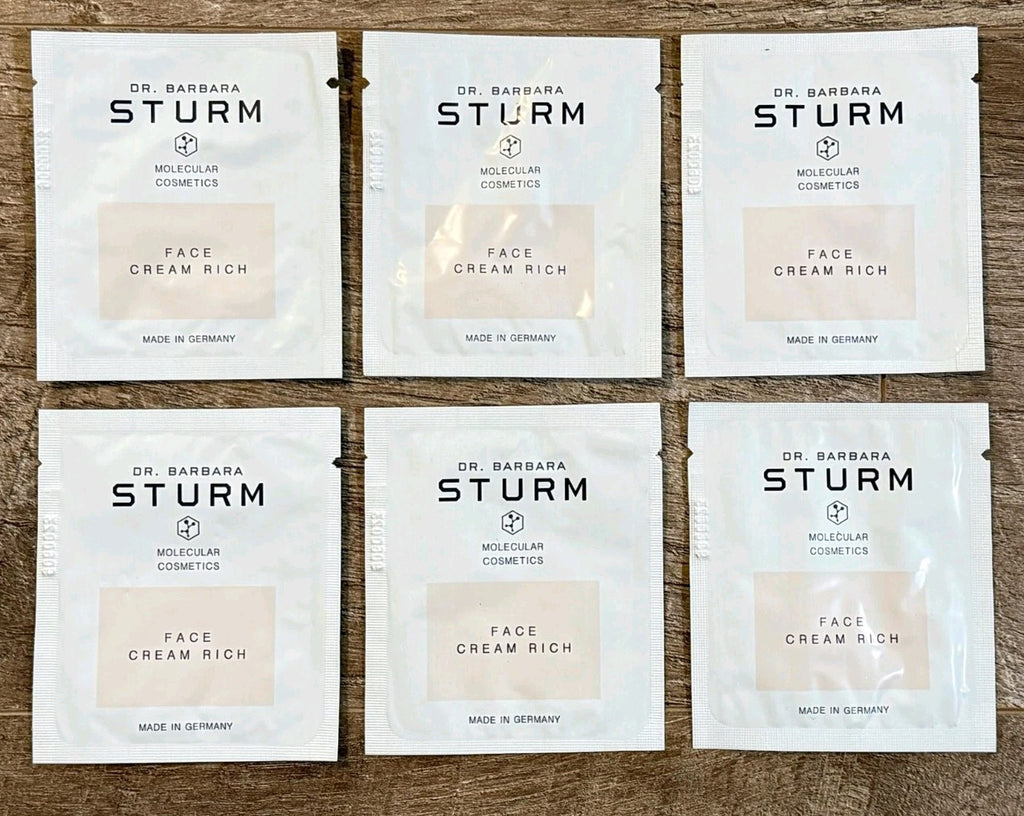 Dr. Barbara Sturm Face Cream Rich Samples Lot Of 6 Made In Germany 0