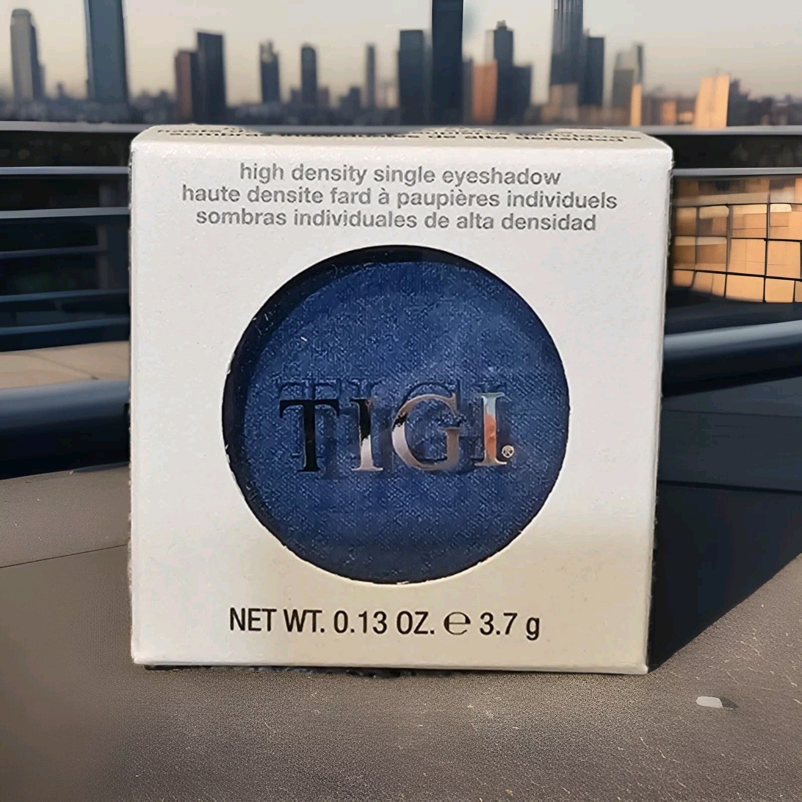 Tigi Cosmetics High Density Single Eyeshadow, Skinny Jeans, 0.13 Oz Blue Denim 0