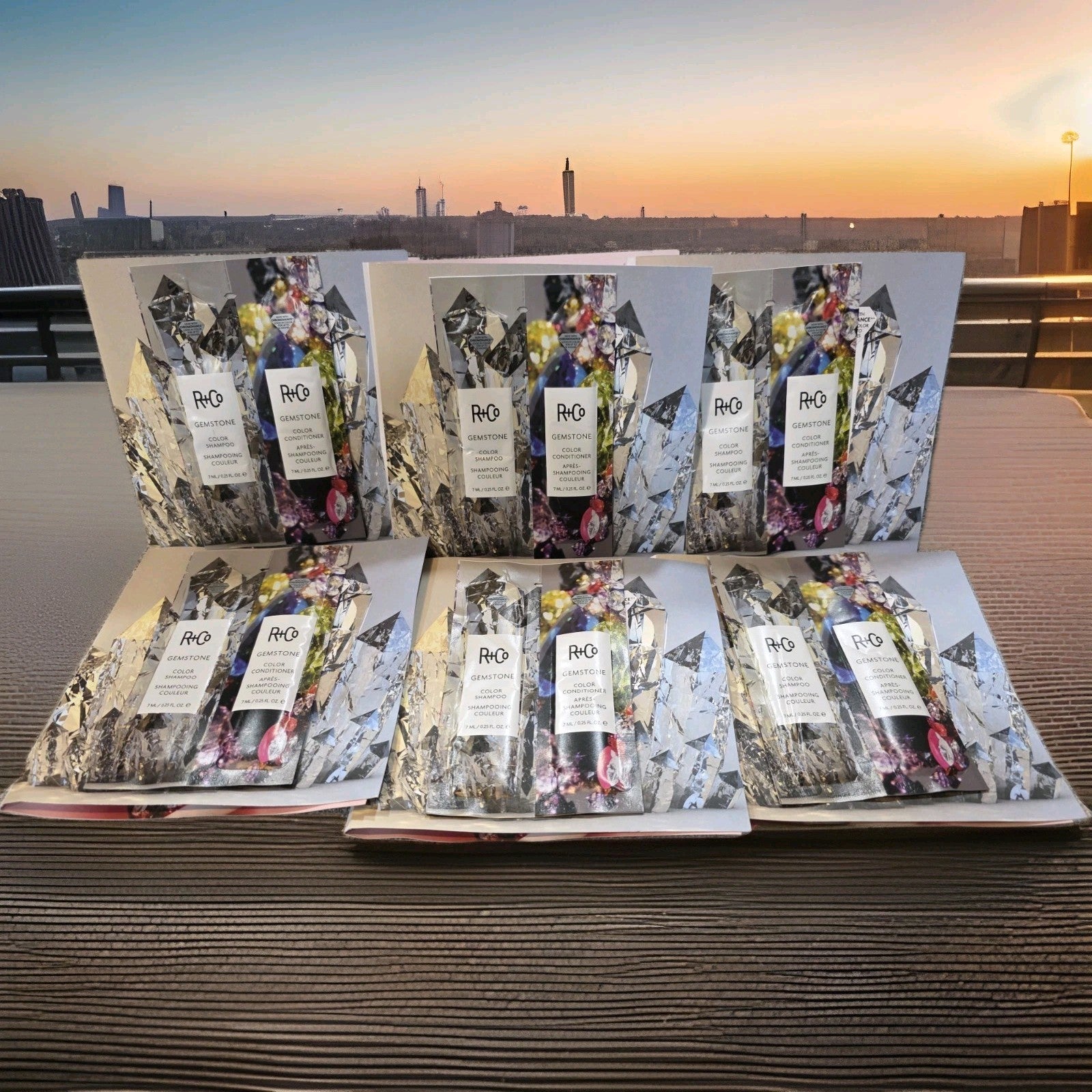 R+Co Gemstone Color Shampoo & Conditioner Samples Lot of 12 – Travel 7ml .25oz