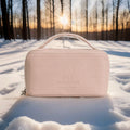 Kylie Cosmetics Large Pink Train Case Makeup Bag Travel Cosmetic Organizer NEW